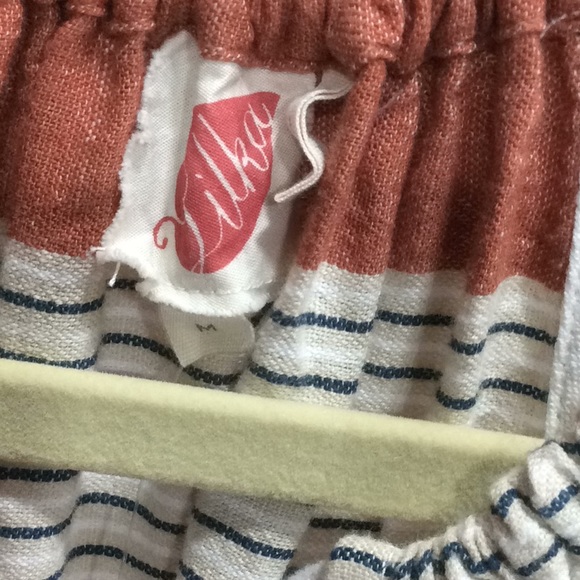 Anthropologie Swim Anthropologie Stripe Ruffle Beach Cover Up Dress